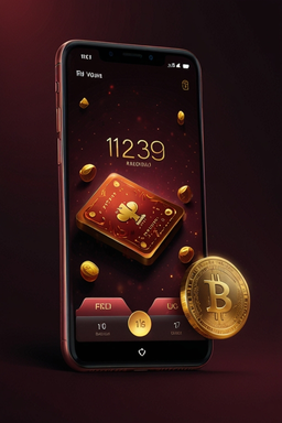 Smartphone mit Casino-App